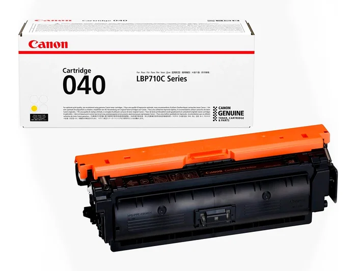 Canon 040Y Toner Original Amarillo para Impresoras LBP710 y LBP712