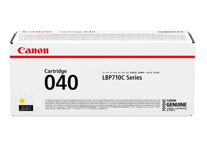 Canon 040Y Toner Original Amarillo para Impresoras LBP710 y LBP712