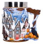 Nemesis Now Jarra Harry Potter Hogsmeade Village 16 cm de Resina Blue Light Edition