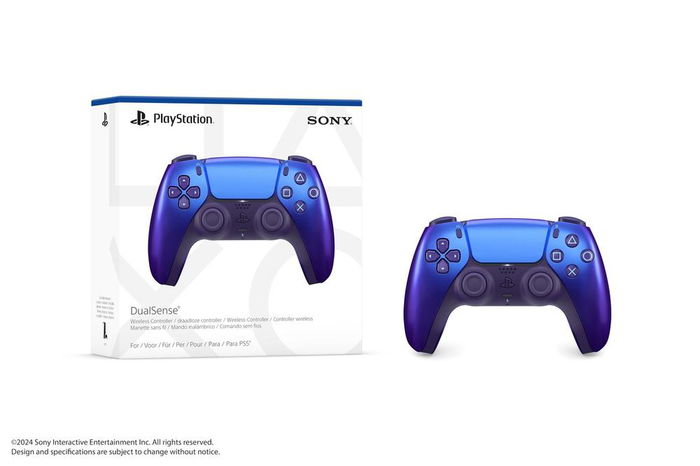 Sony Mando DualSense Chroma Indigo para PlayStation 5 (PS5) - Mando Inalámbrico Oficial con Respuesta Háptica y Gatillos Adaptativos