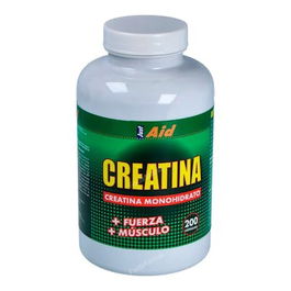 JUST AID Creatina Monohidrato Puro 200 Cápsulas