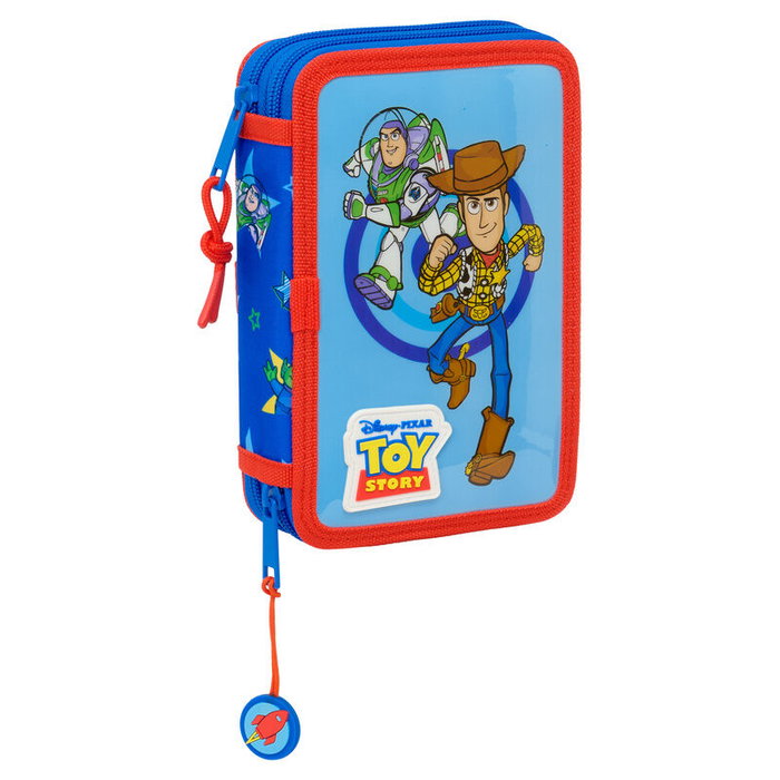 Safta Plumier Toy Story Good Vibes de Doble Cremallera con 29 Piezas Safta Plumier Toy Story Good Vibes de Doble Cremallera con 29 Piezas