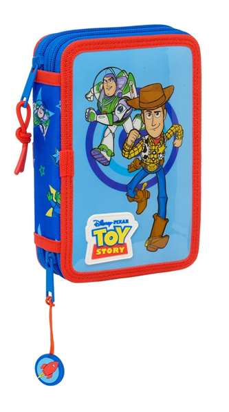 Safta Plumier Doble Puño 29 Pcs Toy Story Good Vibes - Estuche Escolar 12,5x19,5x4 cm para Niños +3 Años Safta Plumier Doble Puño 29 Pcs Toy Story Good Vibes - Estuche Escolar 12,5x19,5x4 cm para Niños +3 Años