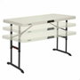 Color Baby Mesa plegable maletín 3 alturas 122X61XH61-86 cm