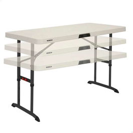 Lifetime Mesa Plegable Maletín 122x61xh61-86 cm