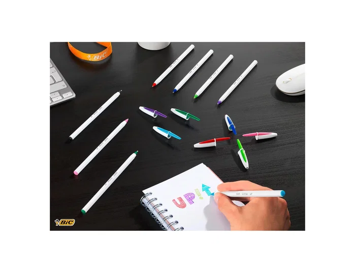 BIC Cristal UP Bolígrafo de Tinta Negra 1,2 mm (Set de 20)