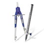 Staedtler Compás Mars Comfort 552 con Alargadera, Azul/Plata