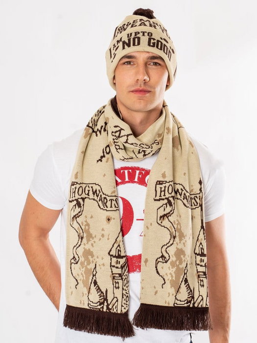 Harry Potter Bufanda Marauders Map Long Length Harry Potter Bufanda Marauders Map Long Length