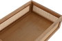 DKD Home Decor Bandeja de Bambú y Ratán Natural 26x17x7 cm