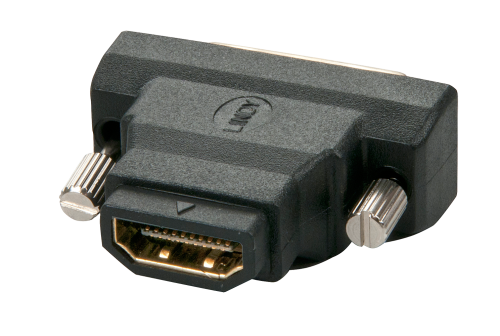 Lindy 41228 Cambiador de Género HDMI-A FM a DVI-D M Negro Lindy 41228 Cambiador de Género HDMI-A FM a DVI-D M Negro
