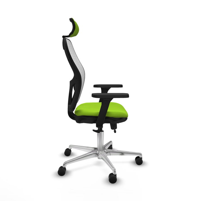 PIQUERAS Y CRESPO Silla de oficina Jorquera con mecanismo Sincro/Traslack, Pistacho y Blanco PIQUERAS Y CRESPO Silla de oficina Jorquera con mecanismo Sincro/Traslack, Pistacho y Blanco