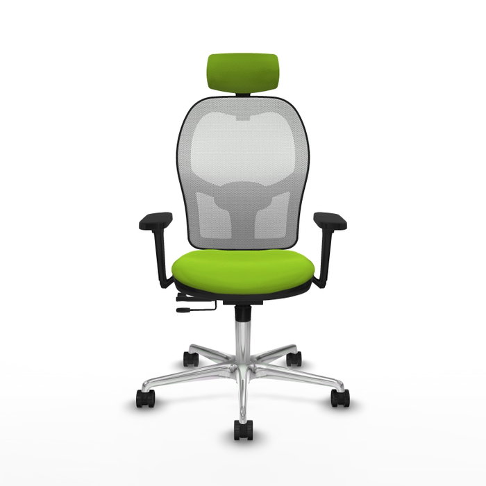 PIQUERAS Y CRESPO Silla de oficina Jorquera con mecanismo Sincro/Traslack, Pistacho y Blanco PIQUERAS Y CRESPO Silla de oficina Jorquera con mecanismo Sincro/Traslack, Pistacho y Blanco