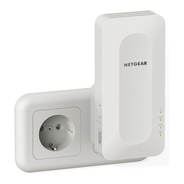 NETGEAR EAX15 Range Extender WiFi 6 Mesh Nighthawk, Amplificador 4-Stream, Compatible con AX1800 y Routers WiFi 5, Configuración Fácil, Cobertura Hasta 150 m²