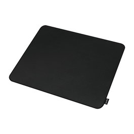 LogiLink Alfombrilla de ratón XL negra con bordes cosidos
