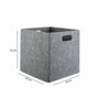 Aberto Design HMY-6360 Organizador de Escritorio de Fieltro, 24x24x24 cm