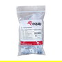 EQUIP Equip 767223 Jack Keystone plano Cat6A blindado (geschirmt) LSA hembra RJ-45 para 10GBase-T, color plata, pack de 8 unidades