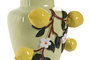 DKD Home Decor Jarrón Shabby Verde Amarillo Cerámica Limones 14 x 22 x 14.5 cm (2 Unidades)