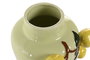 DKD Home Decor Jarrón Shabby Verde Amarillo Cerámica Limones 14 x 22 x 14.5 cm (2 Unidades)