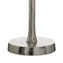 Ixia Portavelas Gris-plata Aluminio-cristal 11 x 11 x 56 cm
