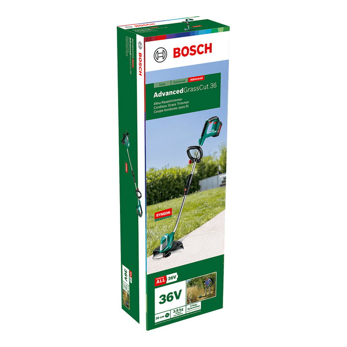 Bosch AdvancedGrassCut 36 Recortadora de césped inalámbrica de 30 cm Bosch AdvancedGrassCut 36 Recortadora de césped inalámbrica de 30 cm