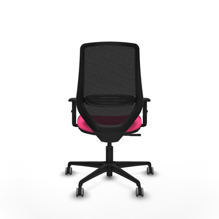 PIQUERAS Y CRESPO Silla de oficina Mardos Rosa y Negro