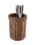 Inde Organizador Cubiertos PP Rattan Redo. 11,8 cm x 15,7 cm x 12,1 cm (12 Unidades)