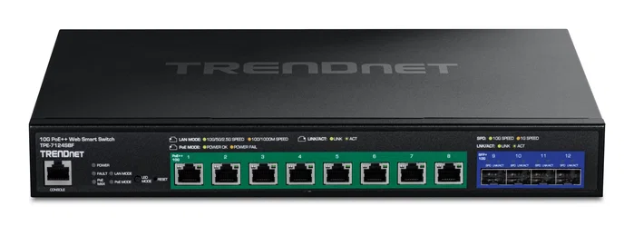 Trendnet TPE-7124SBF Switch Gestionado 10G Ethernet con PoE++ (720W) Trendnet TPE-7124SBF Switch Gestionado 10G Ethernet con PoE++ (720W)