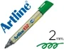 Rotulador Artline Pizarra Ek-157 Verde Punta Redonda 2 mm 12 unidades