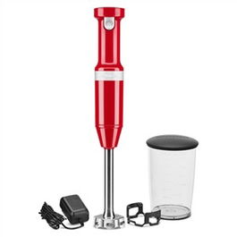 Kitchenaid 5KHBBV53 EER Batidora de Varilla Inalámbrica Roja con Batería de 8V