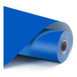 LOKLiK Europe Vinilo adhesivo permanente Mate - Azul real - 30,5 x 180 cm