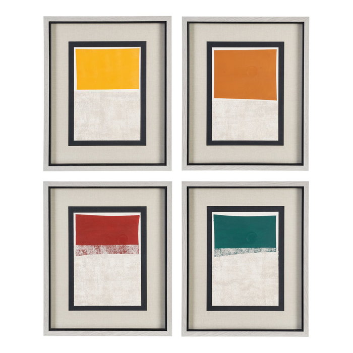 Cuadro Pintura Abstracto 4/M 44 X 54 cm (Set de 4) Cuadro Pintura Abstracto 4/M 44 X 54 cm (Set de 4)