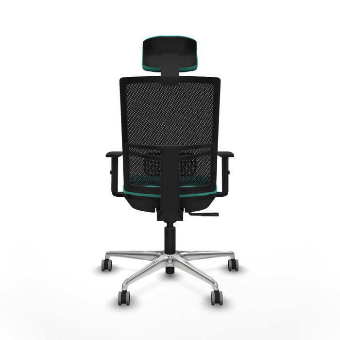 PIQUERAS Y CRESPO Silla de oficina Yunquera con mecanismo Sincro, Turquesa y Negro PIQUERAS Y CRESPO Silla de oficina Yunquera con mecanismo Sincro, Turquesa y Negro