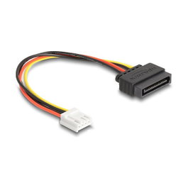 DeLOCK Cable de alimentación SATA 15 pin a Floppy 4 pin 15 cm
