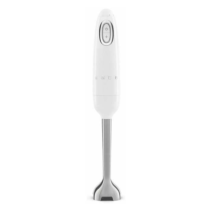 Smeg HBF03WHEU Batidora de Inmersión 700W con Vaso 1.4L y Picadora Blanco