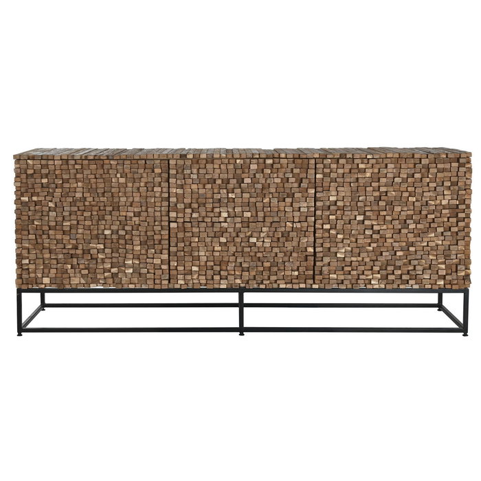 DKD Home Decor Buffet de Teca Reciclada CUBIC COLLECTION