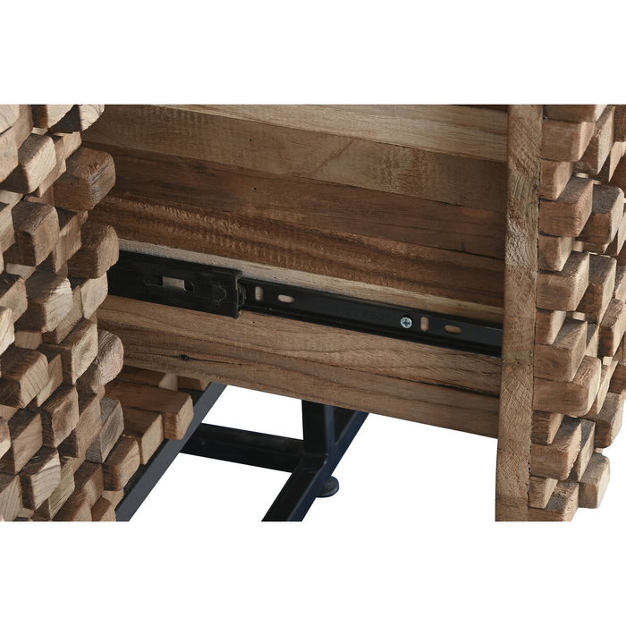 DKD Home Decor Buffet de Teca Reciclada CUBIC COLLECTION