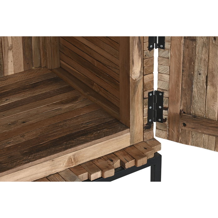 DKD Home Decor Buffet de Teca Reciclada CUBIC COLLECTION