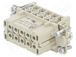 WIELAND Conector HDC Hembra 10 Pines Tamaño 10A