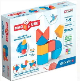 GEOMAG MAGICUBE RE 3 SHAPES ANIMALS 9