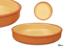 La Dehesa Cazuela Barro 23 cm Color Mostaza (Set de 10)