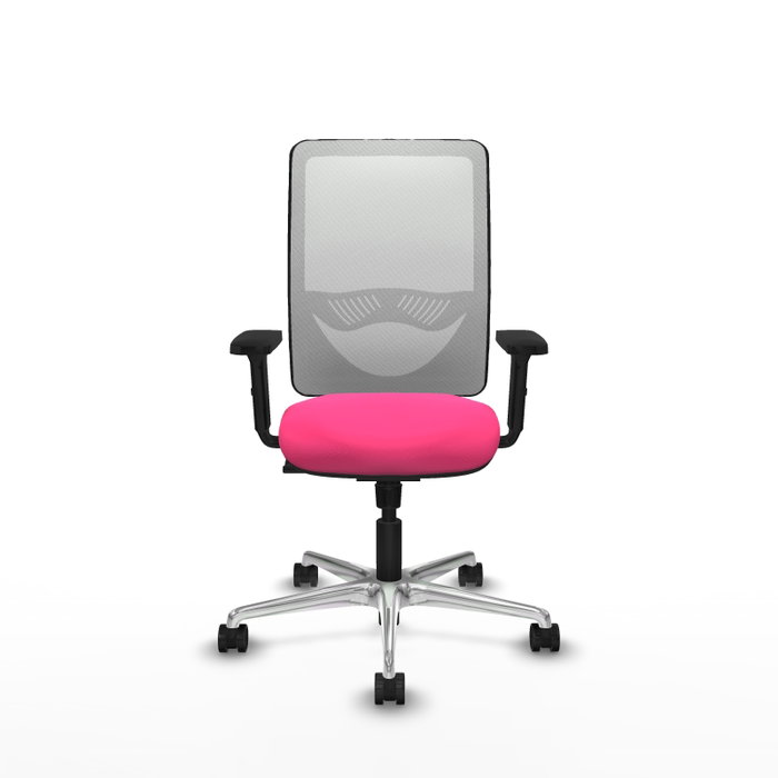 PIQUERAS Y CRESPO Silla de oficina Zulema Rosa y Blanco con Mecanismo Sincro PIQUERAS Y CRESPO Silla de oficina Zulema Rosa y Blanco con Mecanismo Sincro