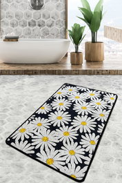 Mijölnir Djt Alfombrilla de Baño 70 x 120 cm, 100% Poliéster, 700 gr/m², Antibacteriana, Antideslizante, Lavable