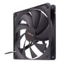 Unykach Ventilador Caja 51790 140 mm Negro Mate para Equipos ATX