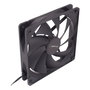 Unykach Ventilador Caja 51790 140 mm Negro Mate para Equipos ATX