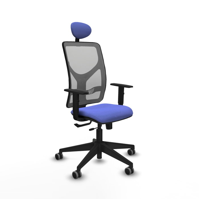 PIQUERAS Y CRESPO Silla de oficina Motilla Azul claro y Gris PIQUERAS Y CRESPO Silla de oficina Motilla Azul claro y Gris