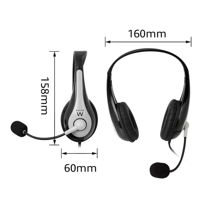Ewent EW3565 Auriculares de Diadema con Micrófono USB Ewent EW3565 Auriculares de Diadema con Micrófono USB