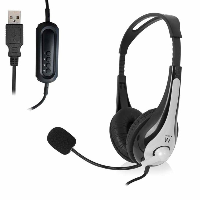 Ewent EW3565 Auriculares de Diadema con Micrófono USB Ewent EW3565 Auriculares de Diadema con Micrófono USB