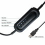 Ewent EW3565 Auriculares de Diadema con Micrófono USB
