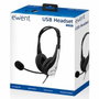 Ewent EW3565 Auriculares de Diadema con Micrófono USB