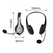 Ewent Auricular EW3565 con Micrófono - Cascos Gaming con Cable